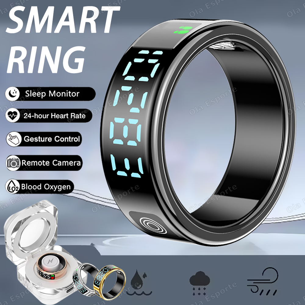 Health Monitors - SR08 Anello intelligente con scatola di