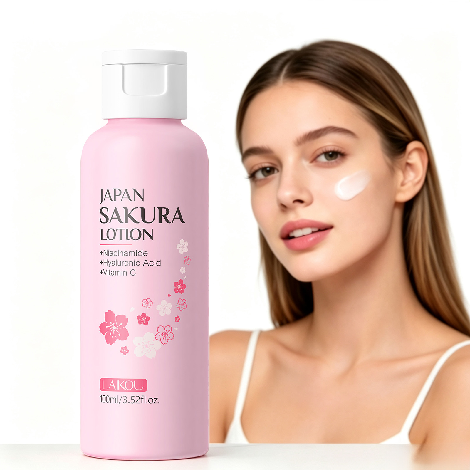 Niacinamide Pore Shrinking Essence - LAIKOU Lozione alla Sakura 100ml con