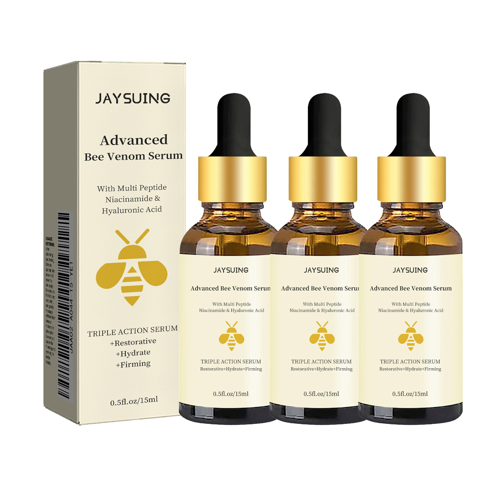 1/2/3pcs Veleno D'api Siero Vi - Hyaluronic Acid Facial Serum recensione e prezzo