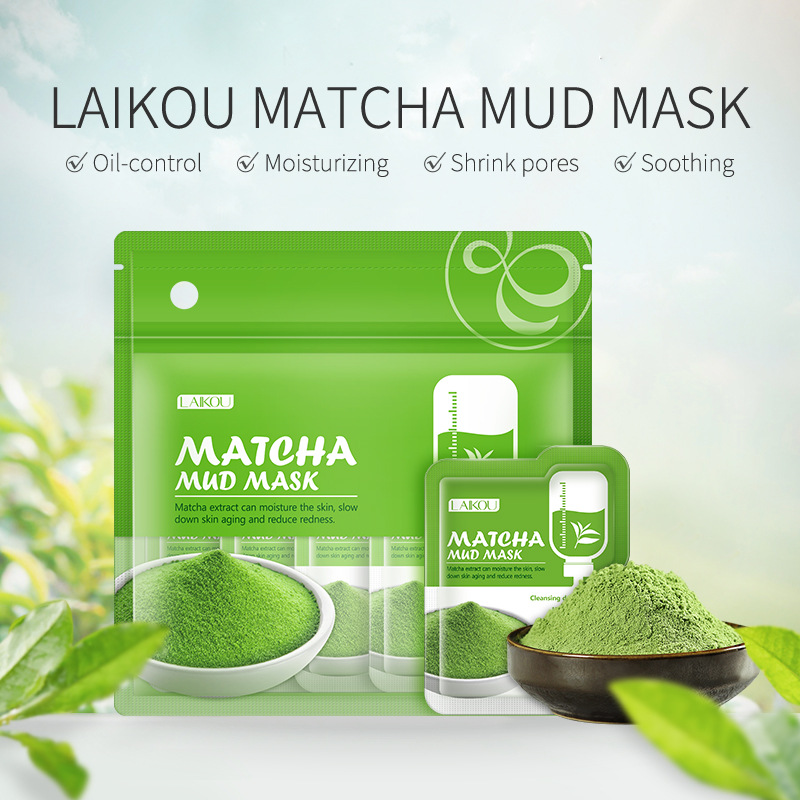 LAIKOU Set di 7 Maschere Viso  - Green Tea Cleansing Clay Mask recensione e prezzo